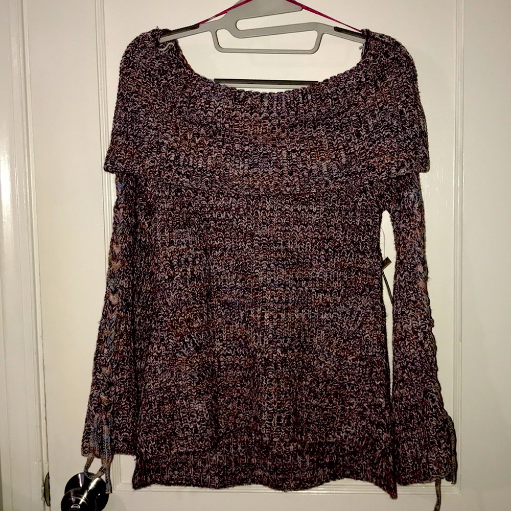 Off shoulder sweater